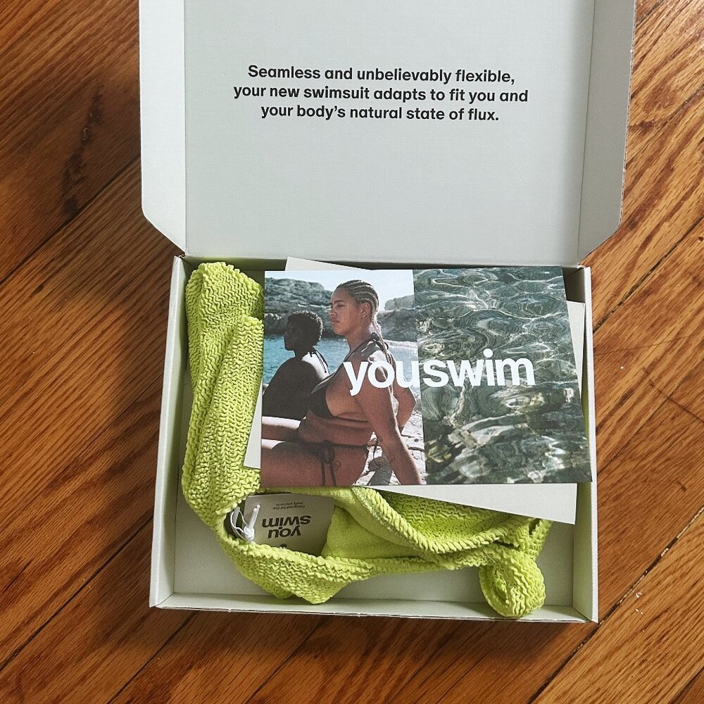 NWT Youswim Eva One Piece in Yuzu | Stretch 1